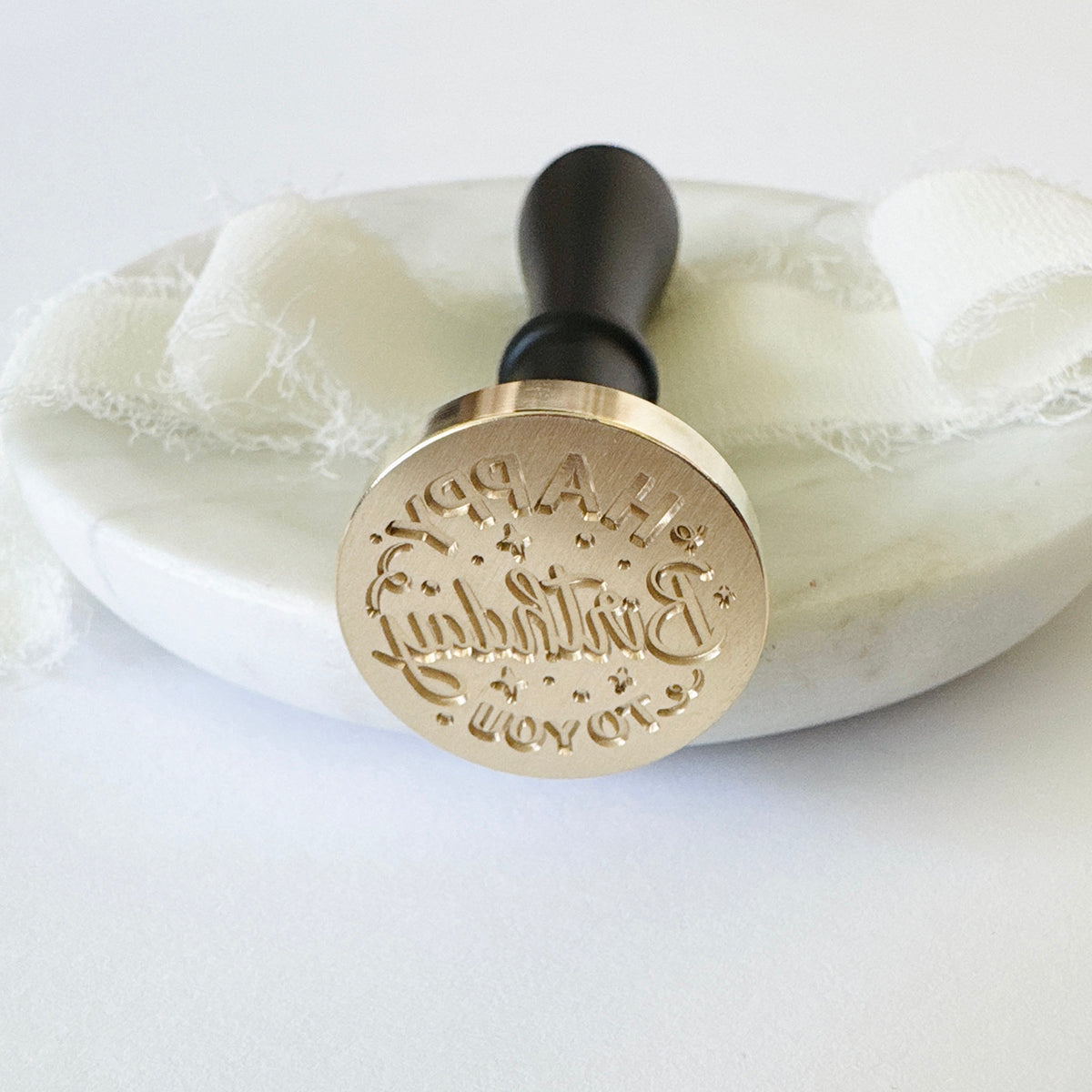 Happy Birthday Wax Seal Stamp Set (Set of 3)