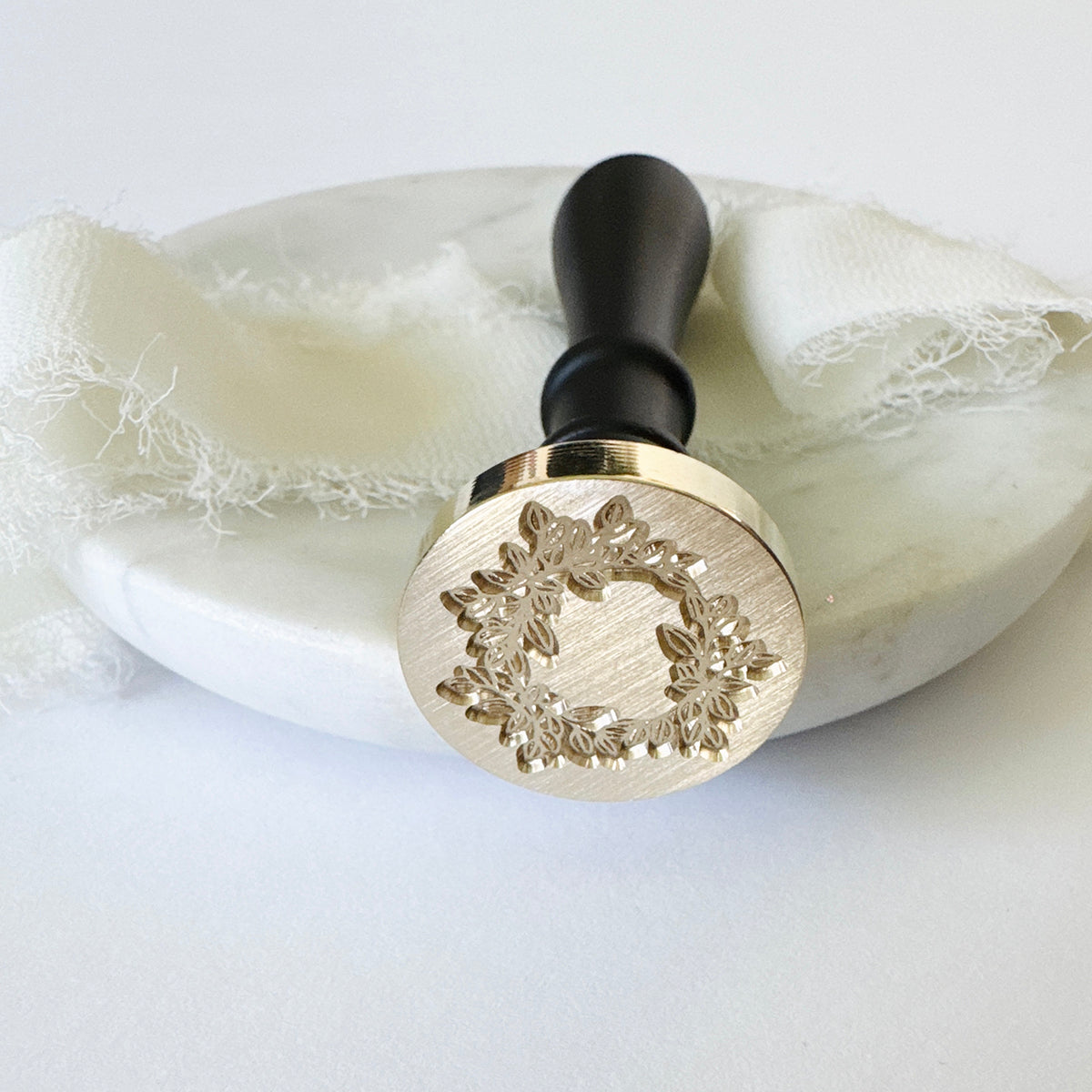 Heirloom Wreath Wax Stamp