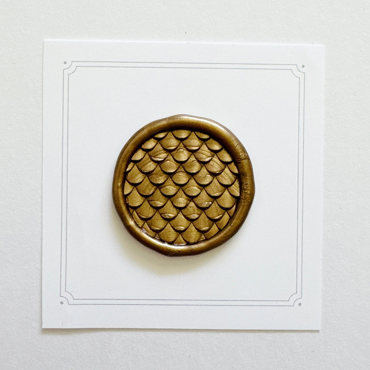 Mermaid Scales Wax Stamp (3-D)