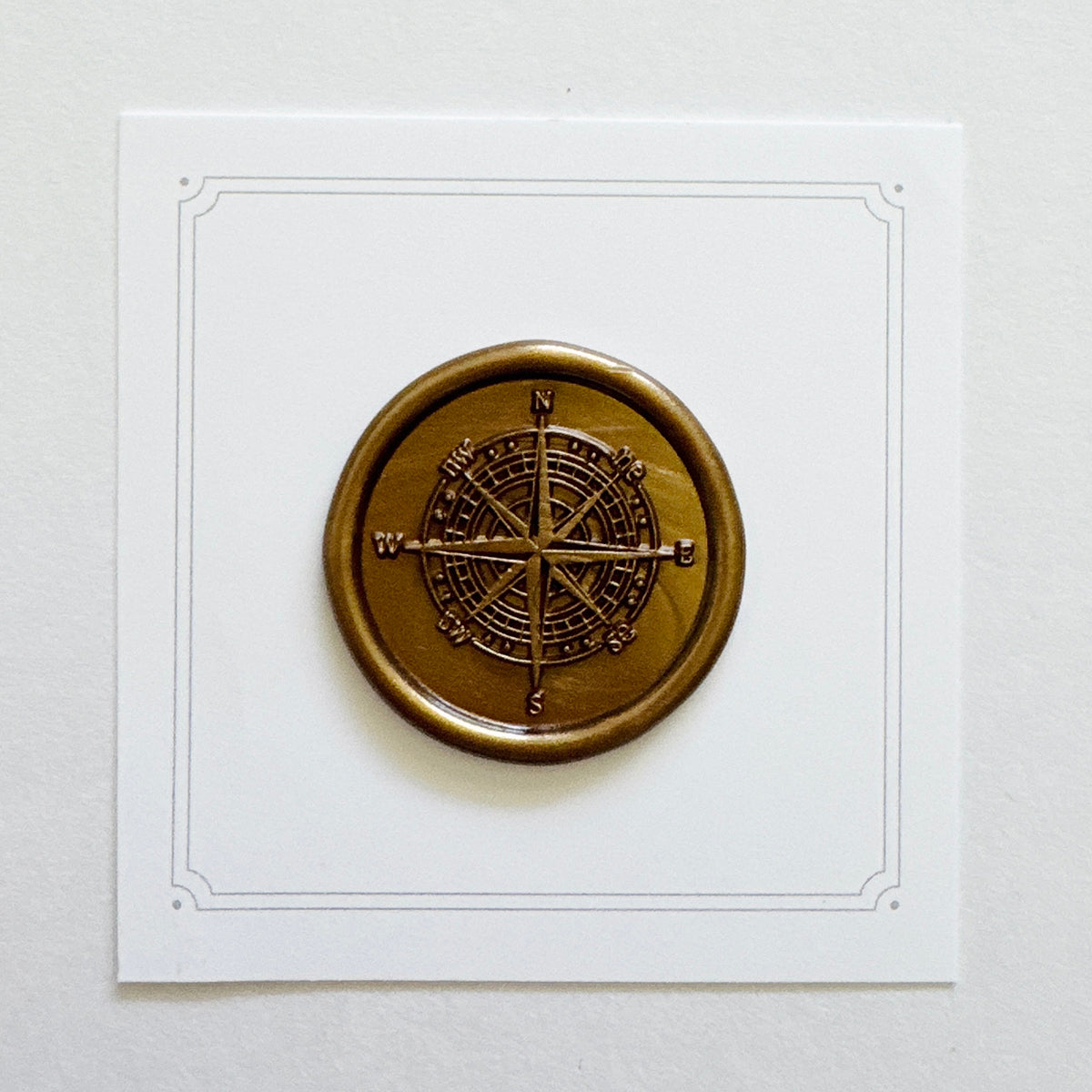 Guiding Compass Wax Stamp