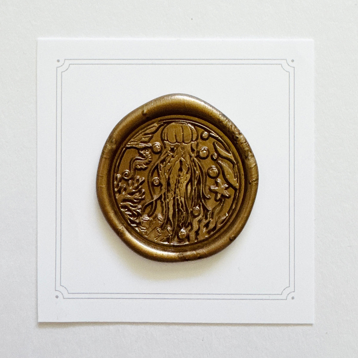 Jelly Fish Wax Stamp
