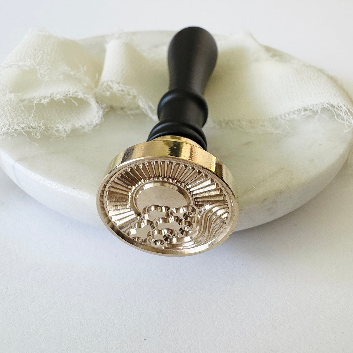 Sun and Ocean Wax Stamp