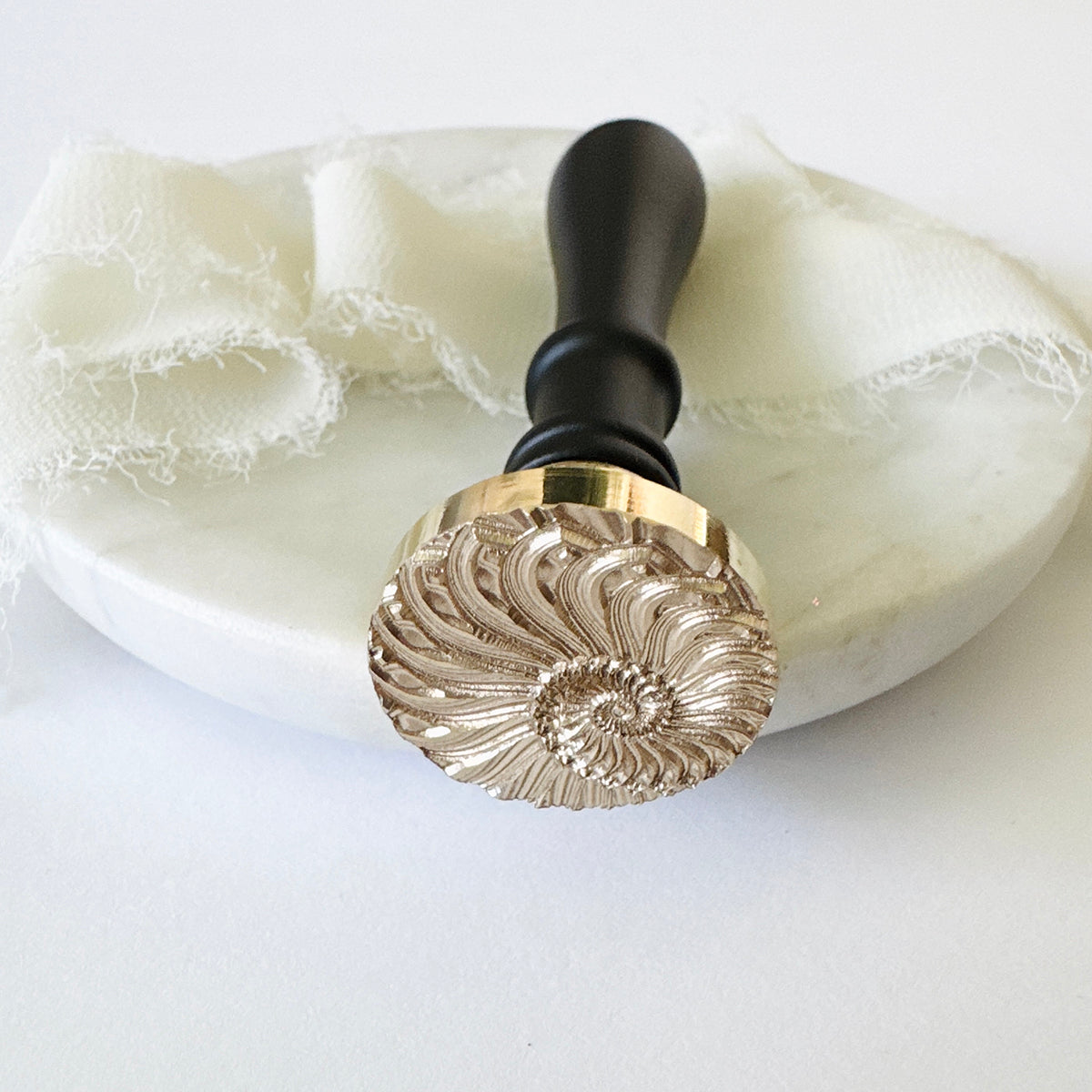Nautilus Shell Wax Stamp (3-D)