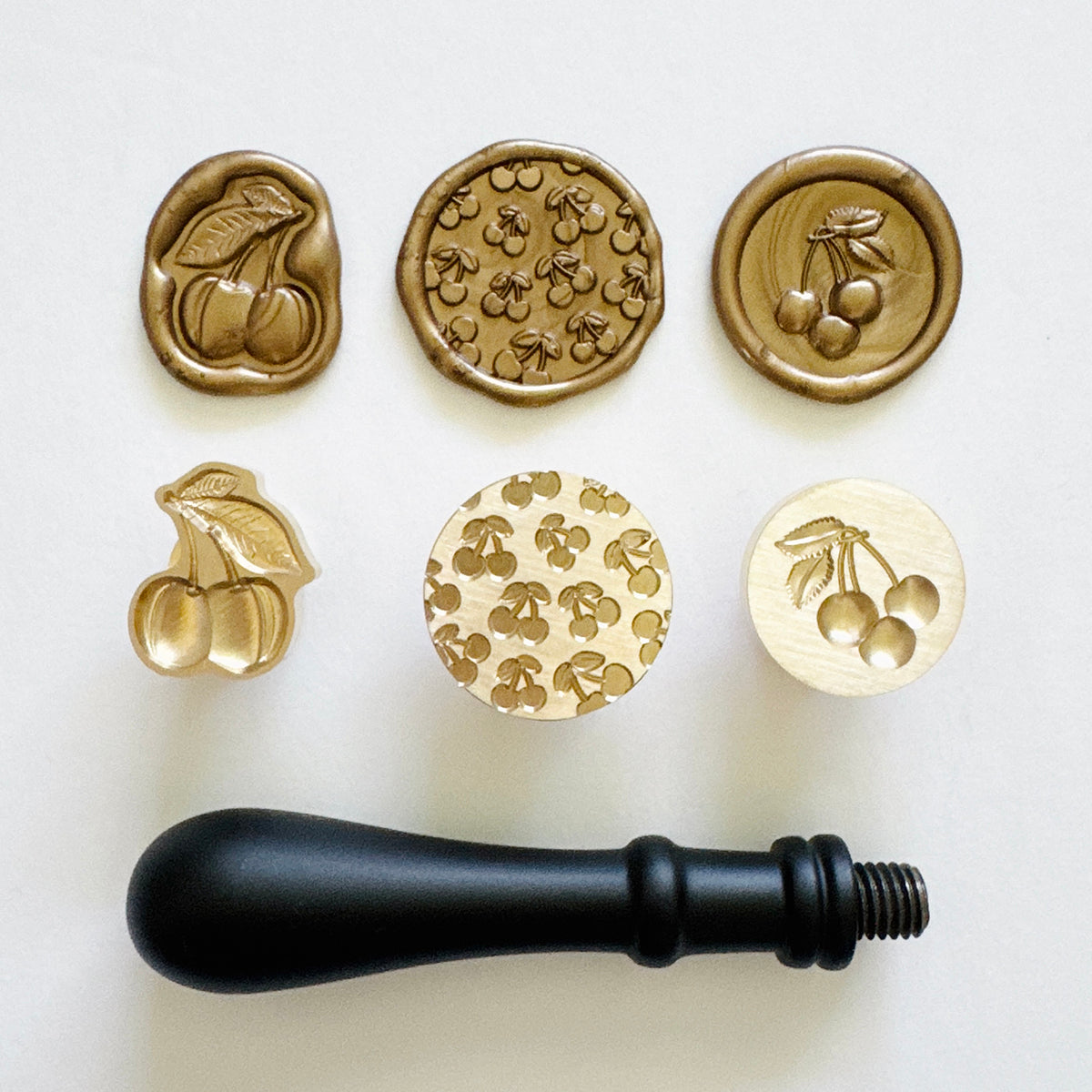 Cherry Wax Seal Stamp Set (Set of 3)