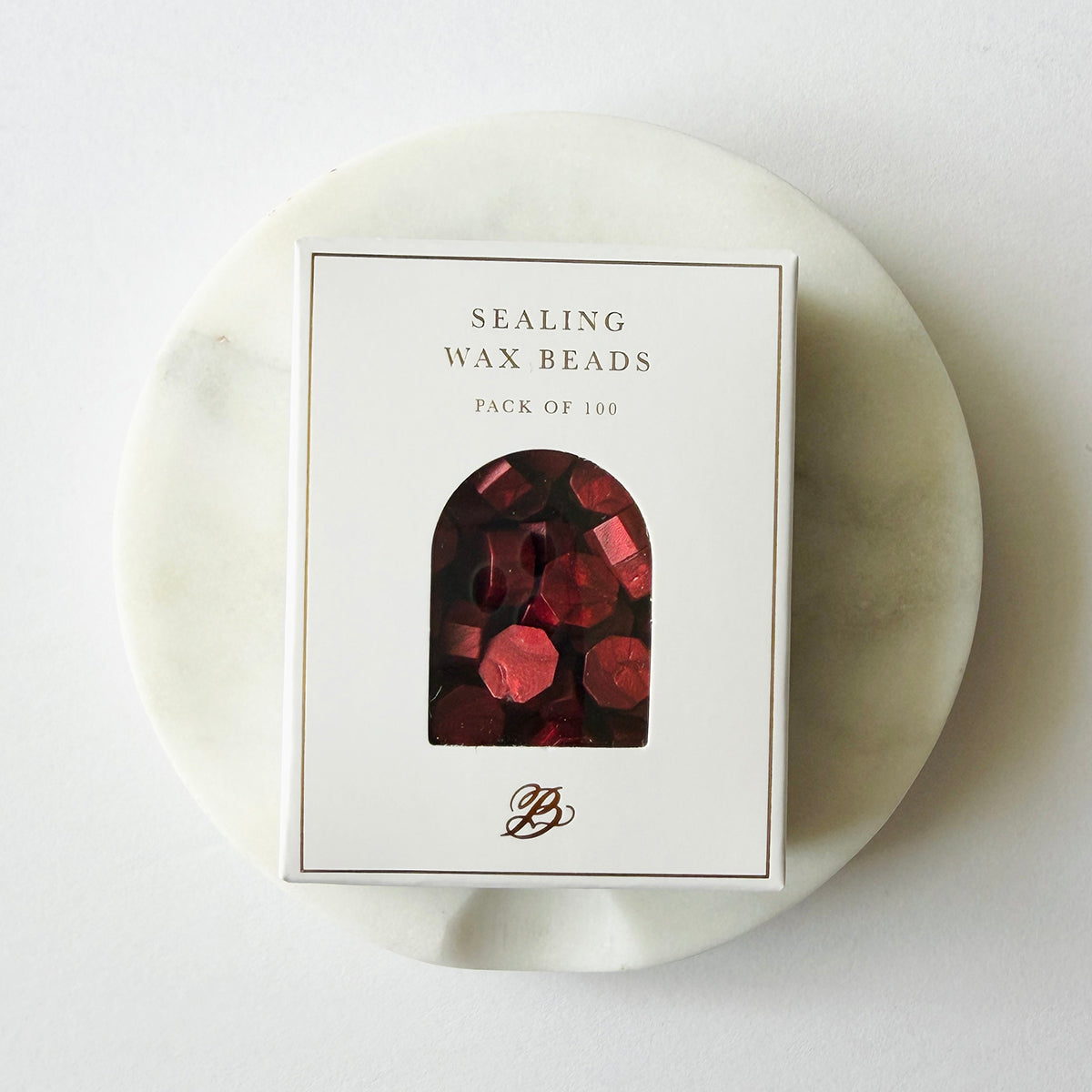 Metallic Red Sealing Wax Beads