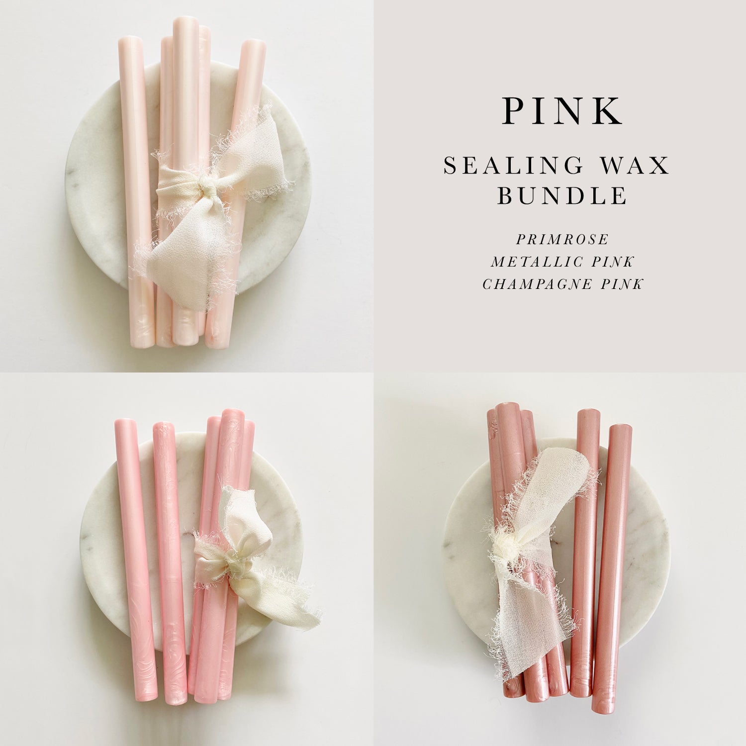 Rose Sealing Wax Sticks Bundle (3 Boxes)