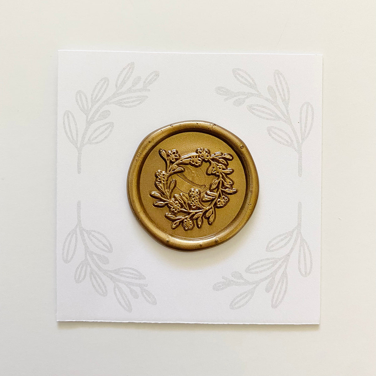 Berry Wreath Wax Stamp