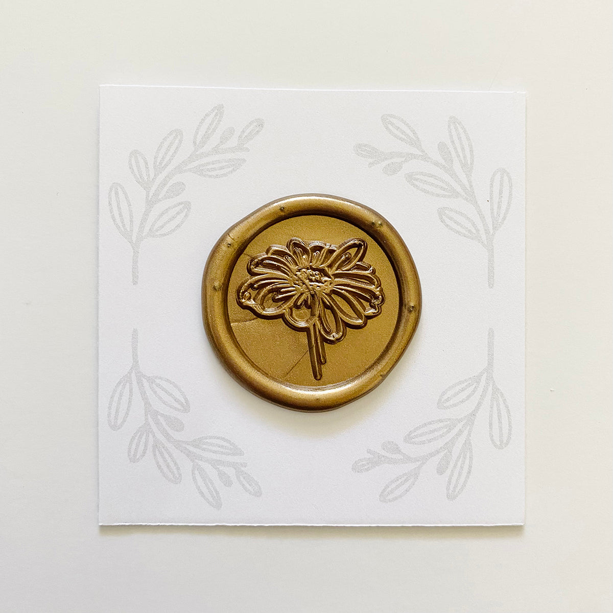 Happy Daisy Wax Stamp