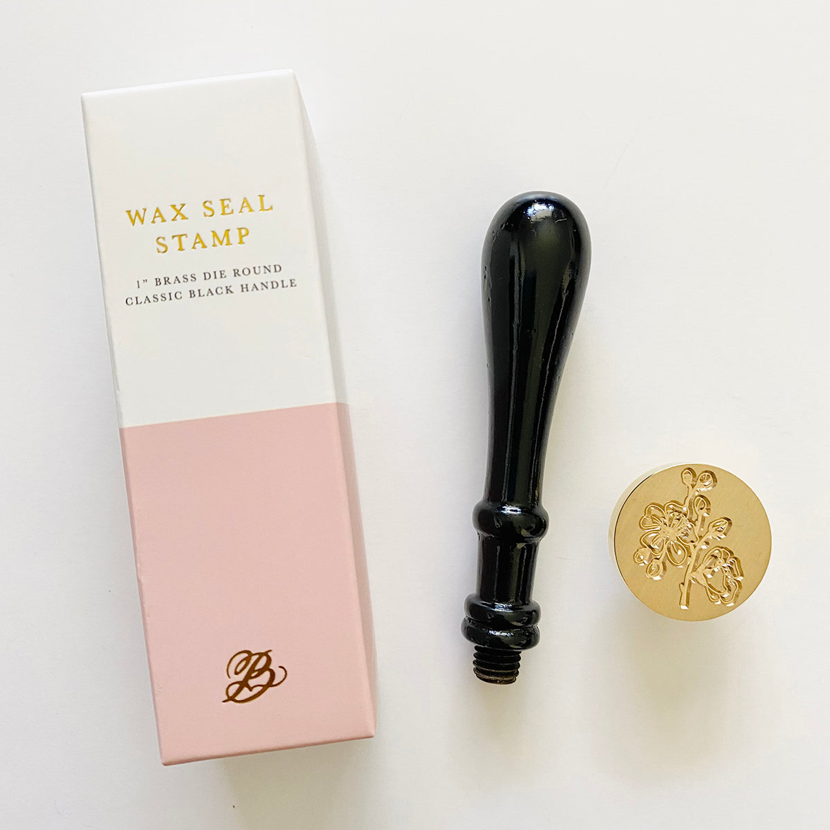 Hollyhock Wax Stamp