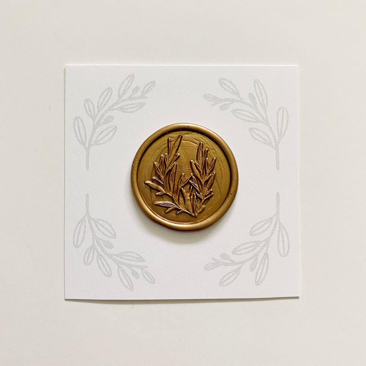 Wild Grass Wax Stamp