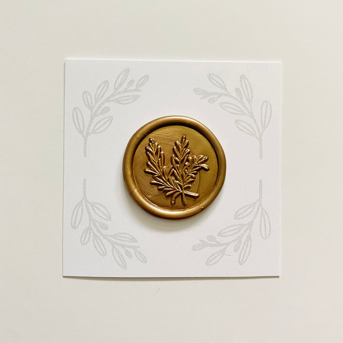 Rosemary Wax Stamp