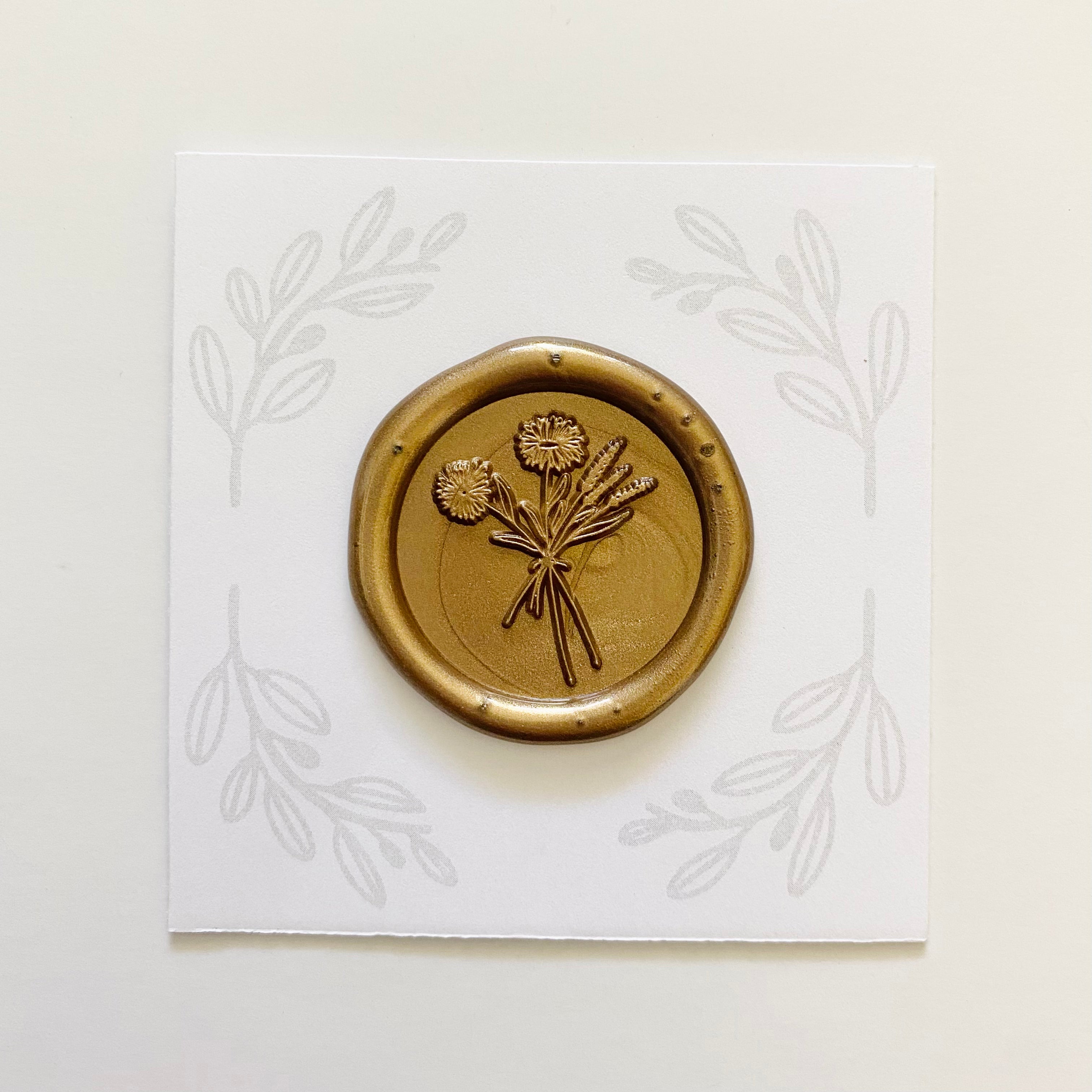 Harvest Bouquet Wax Stamp