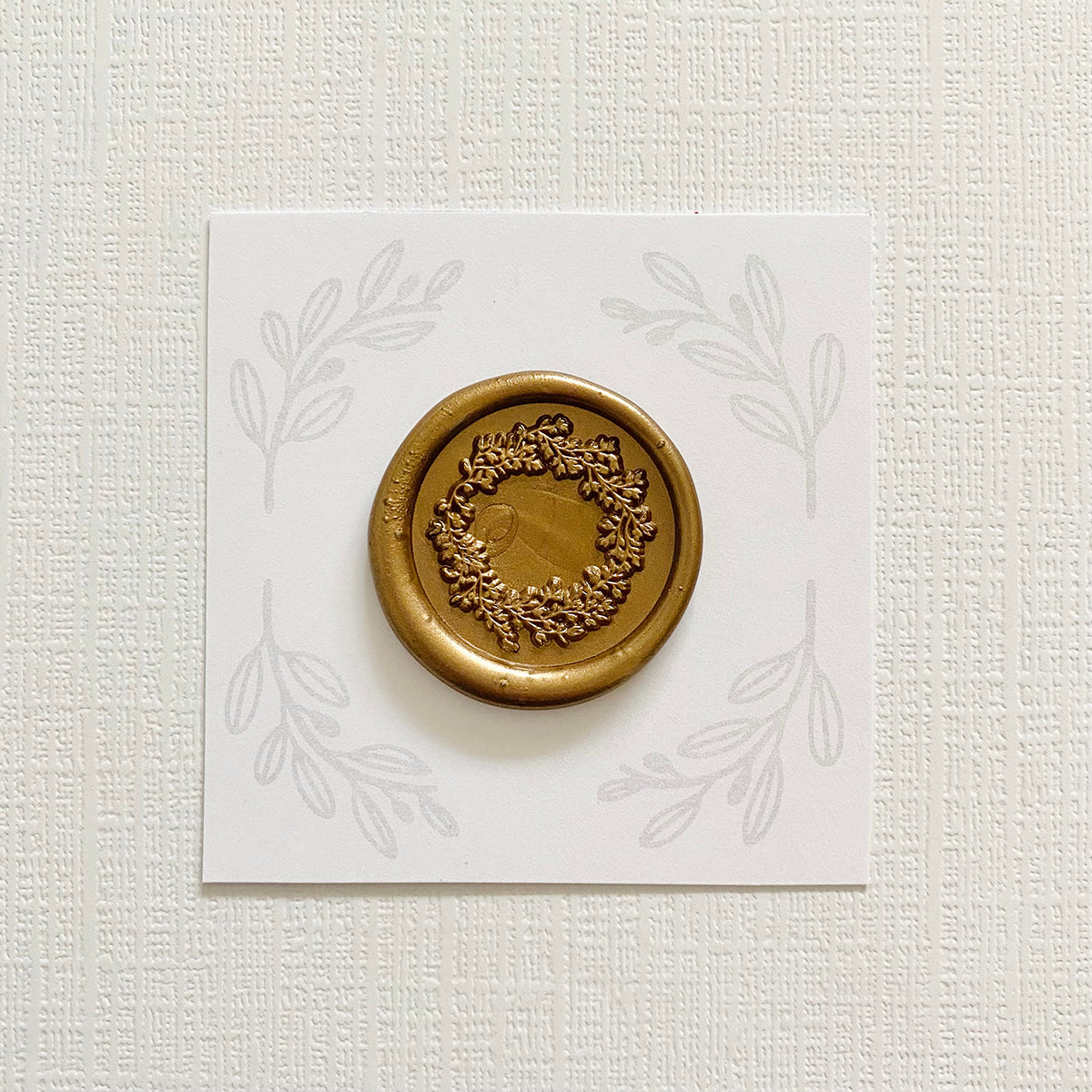 Wreath Wax Seal Stamp