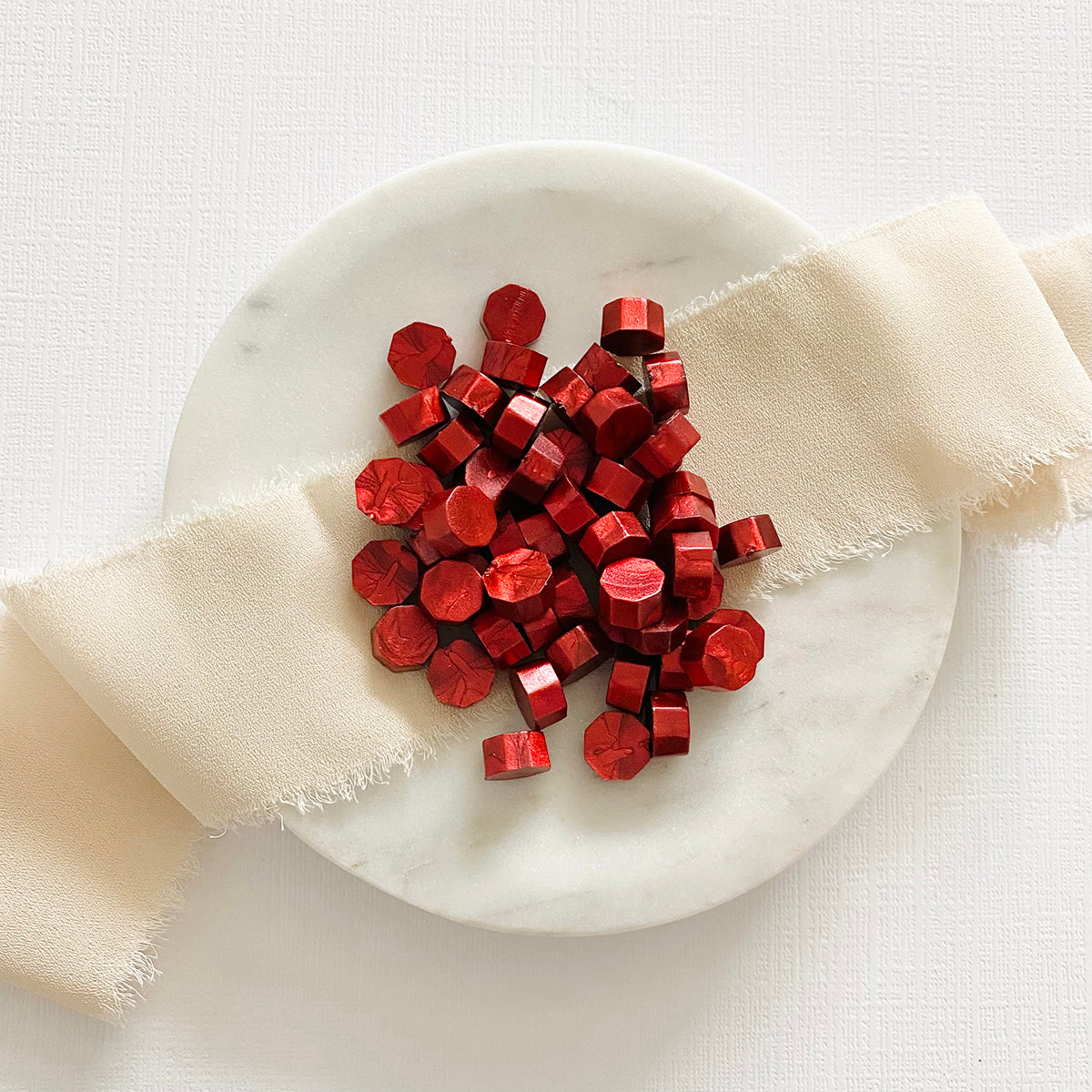 Metallic Red Sealing Wax Beads B Goods Lettering