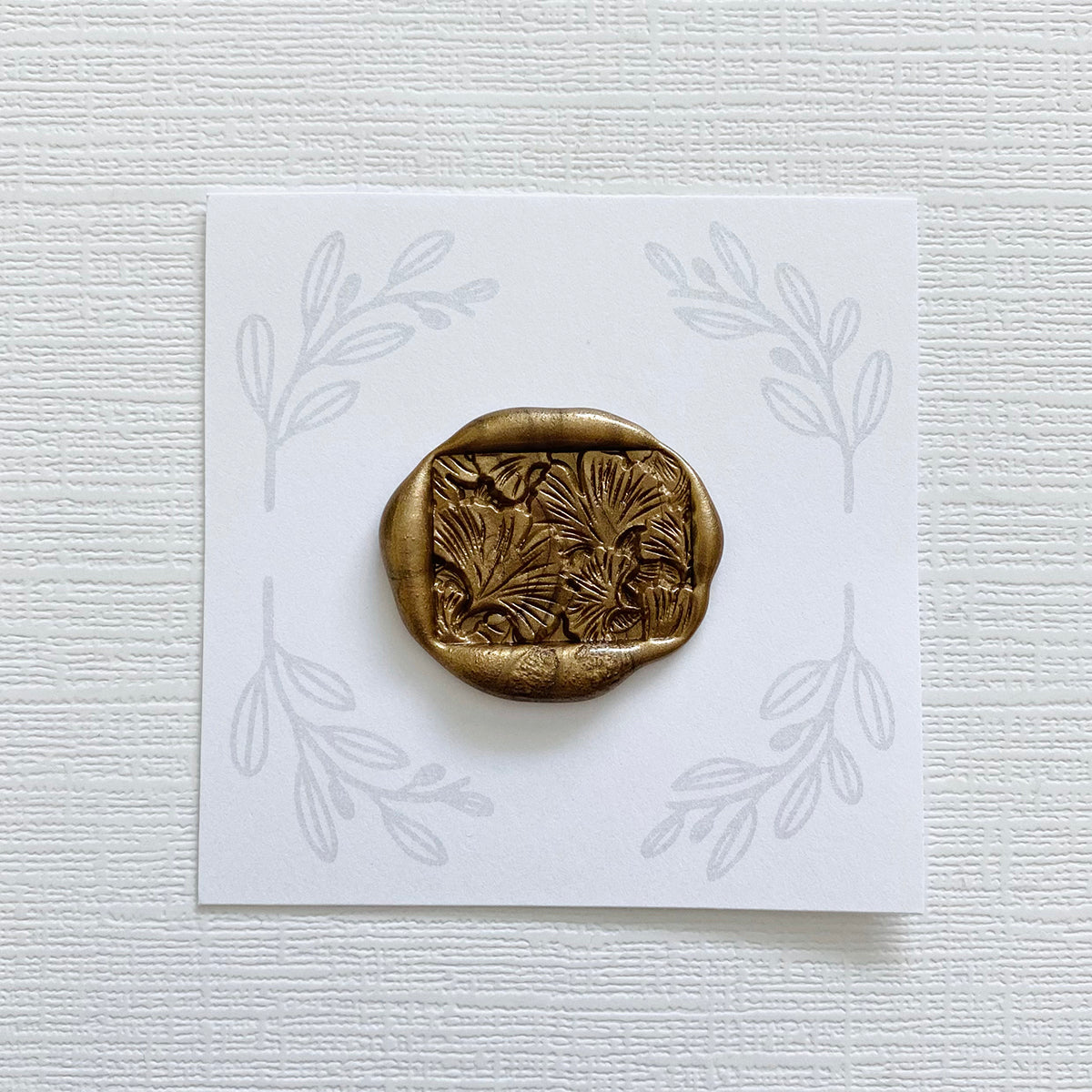 Flora Wax Seal Stamp 3D