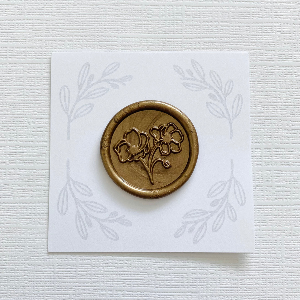 Bloom Wax Stamp