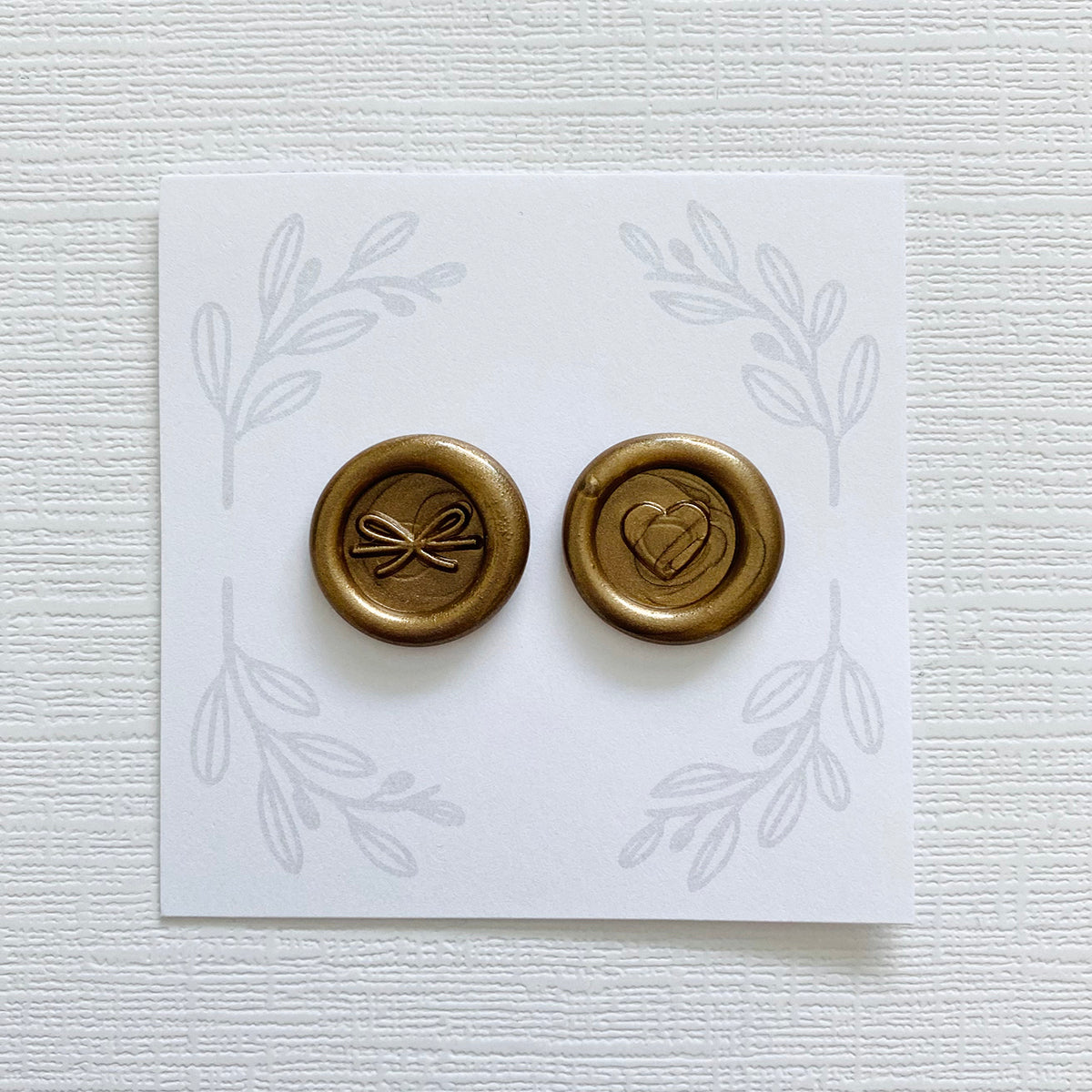 Mini Heart & Bow Wax Seal Stamp