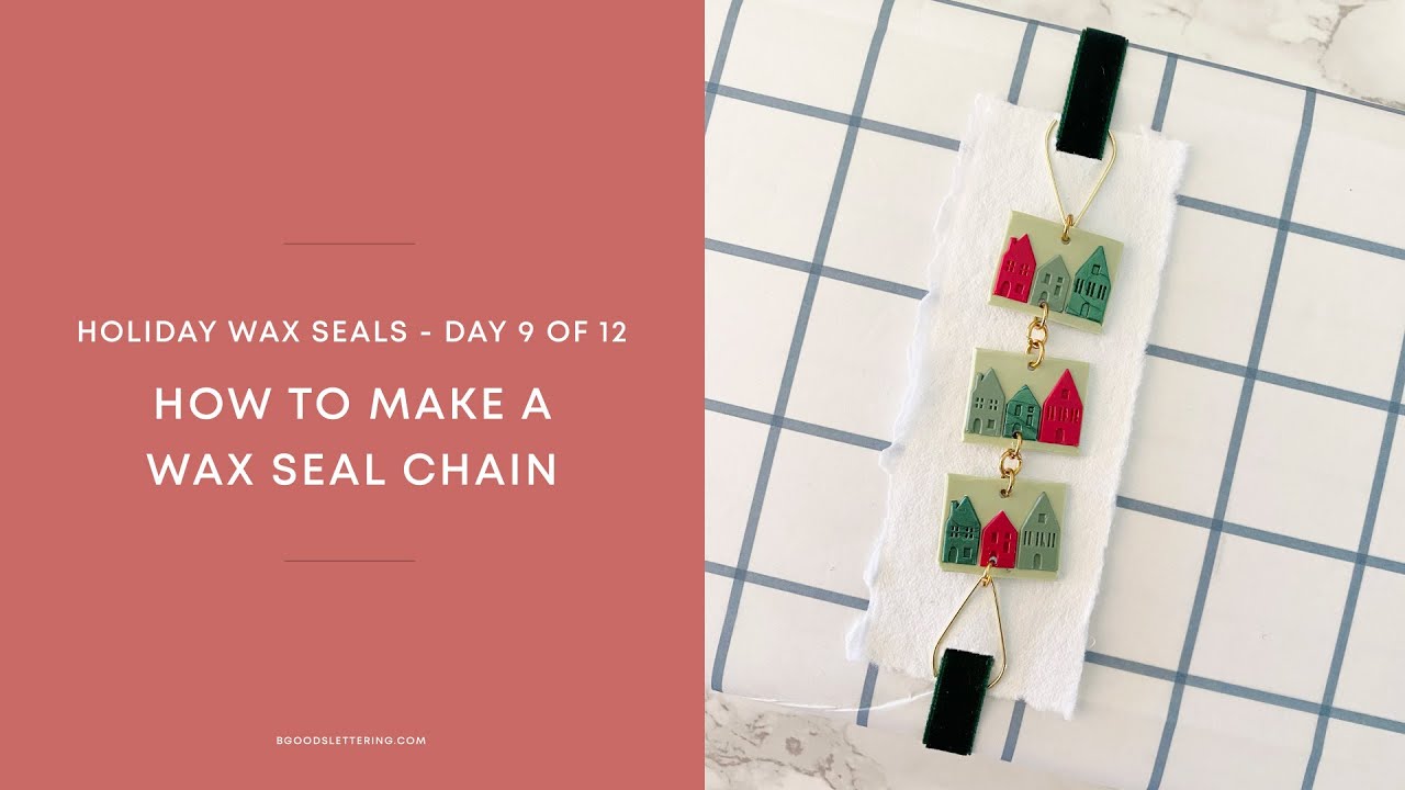 How to make a wax seal chain