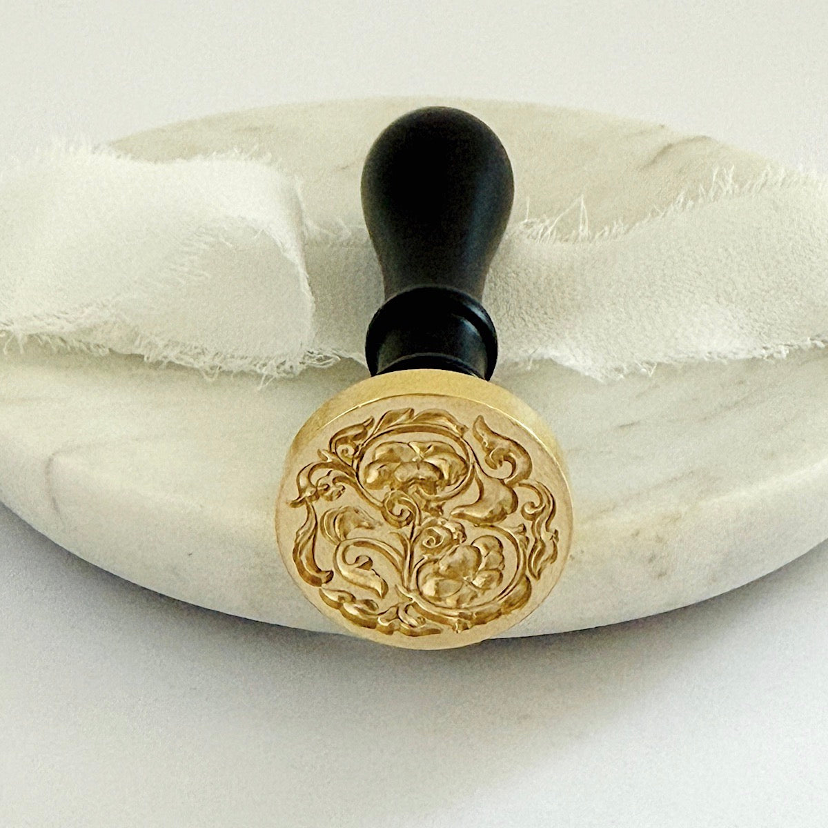 Tudor Florals Wax Stamp 3-D