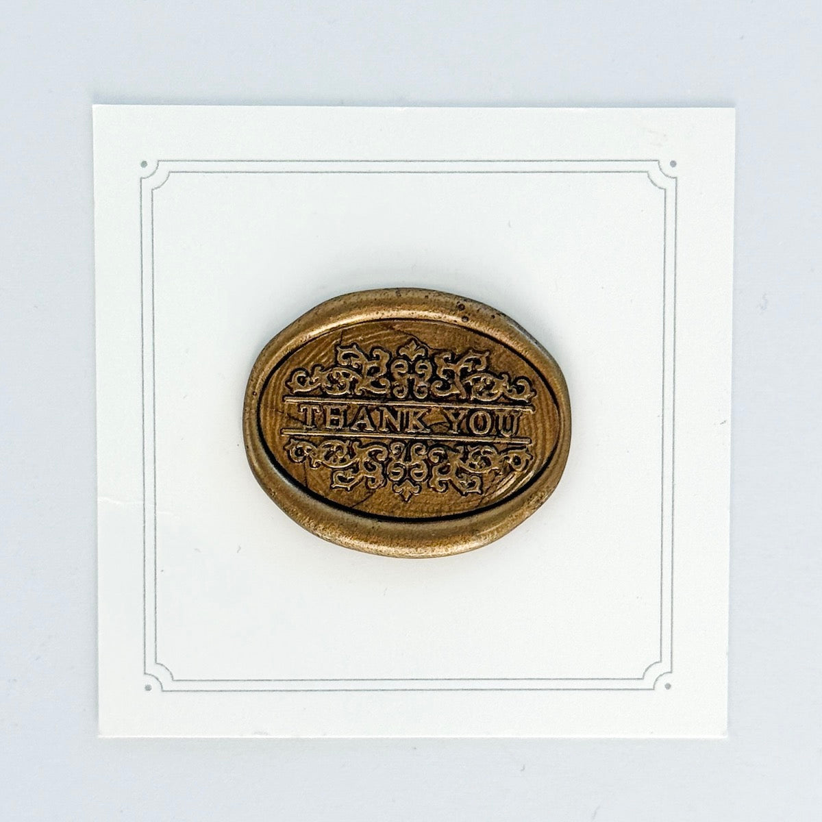 Oval Thank You Wax Stamp
