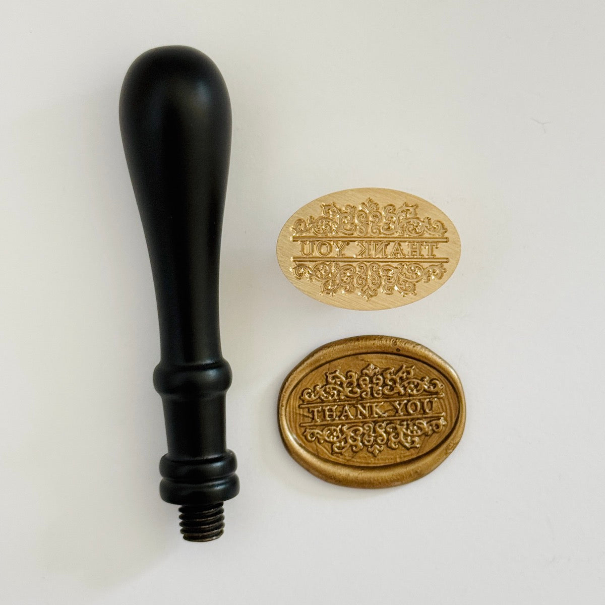 Oval Thank You Wax Stamp