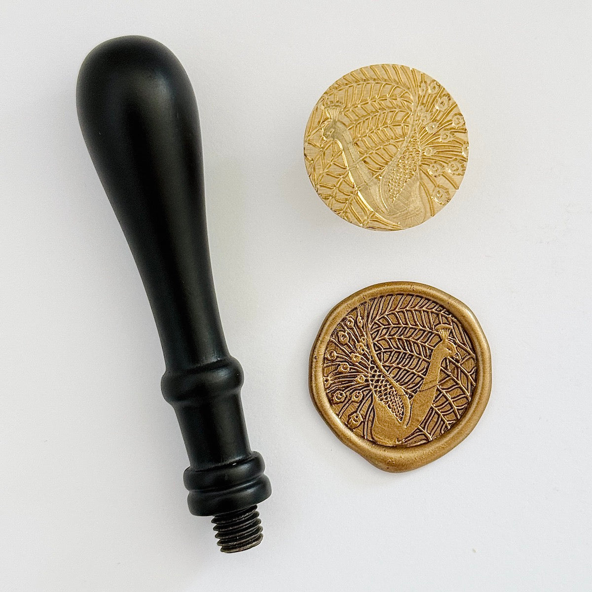 Peacock Wax Stamp