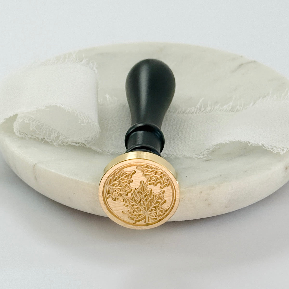 Fall Maple Leaves Wax Stamp