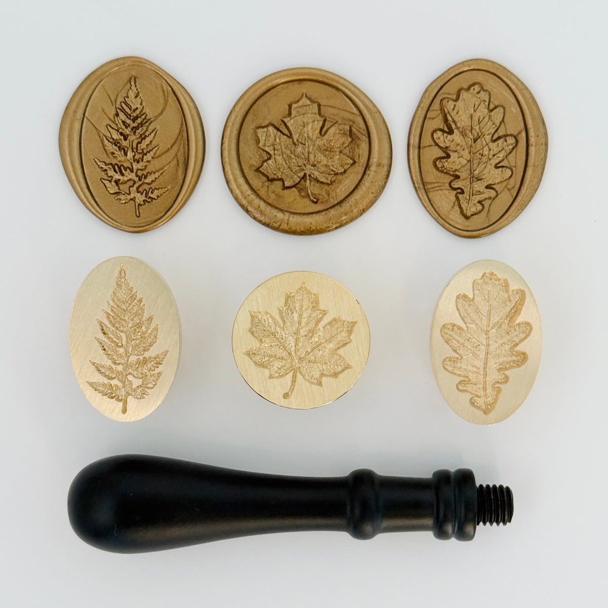 Leaf Wax Seal Stamp Set (Set of 3)