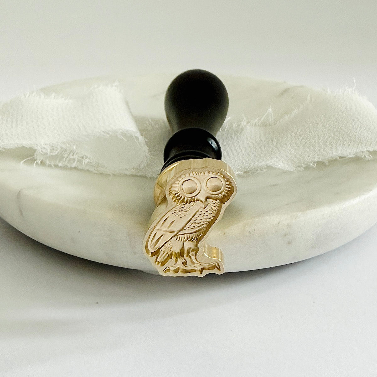 Owl Wax Stamp 3-D