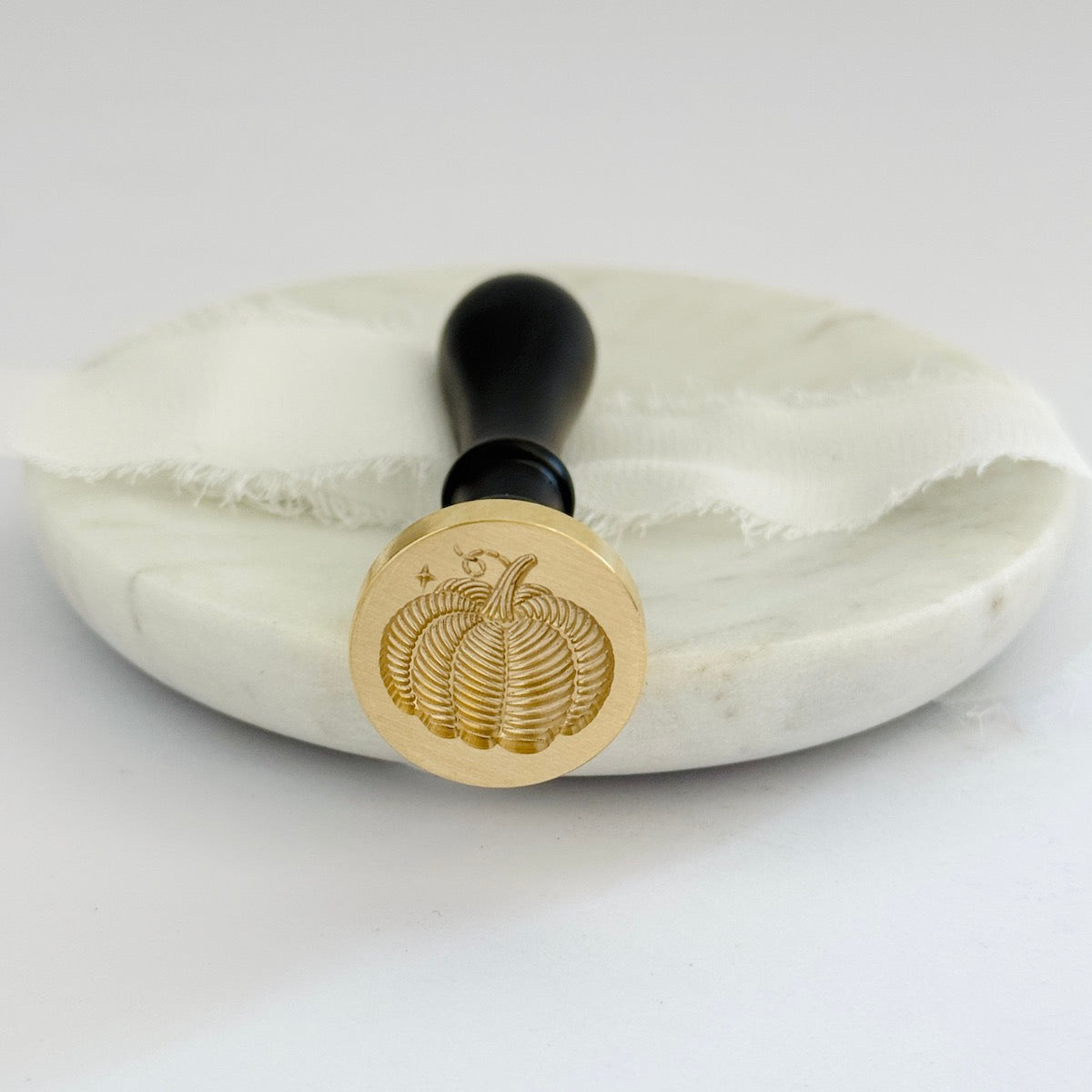 Pumpkin Wax Stamp 3-D