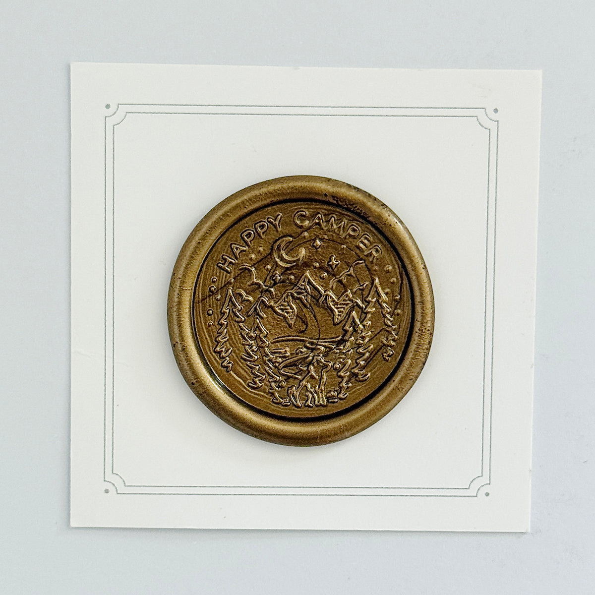 Happy Camper Wax Stamp