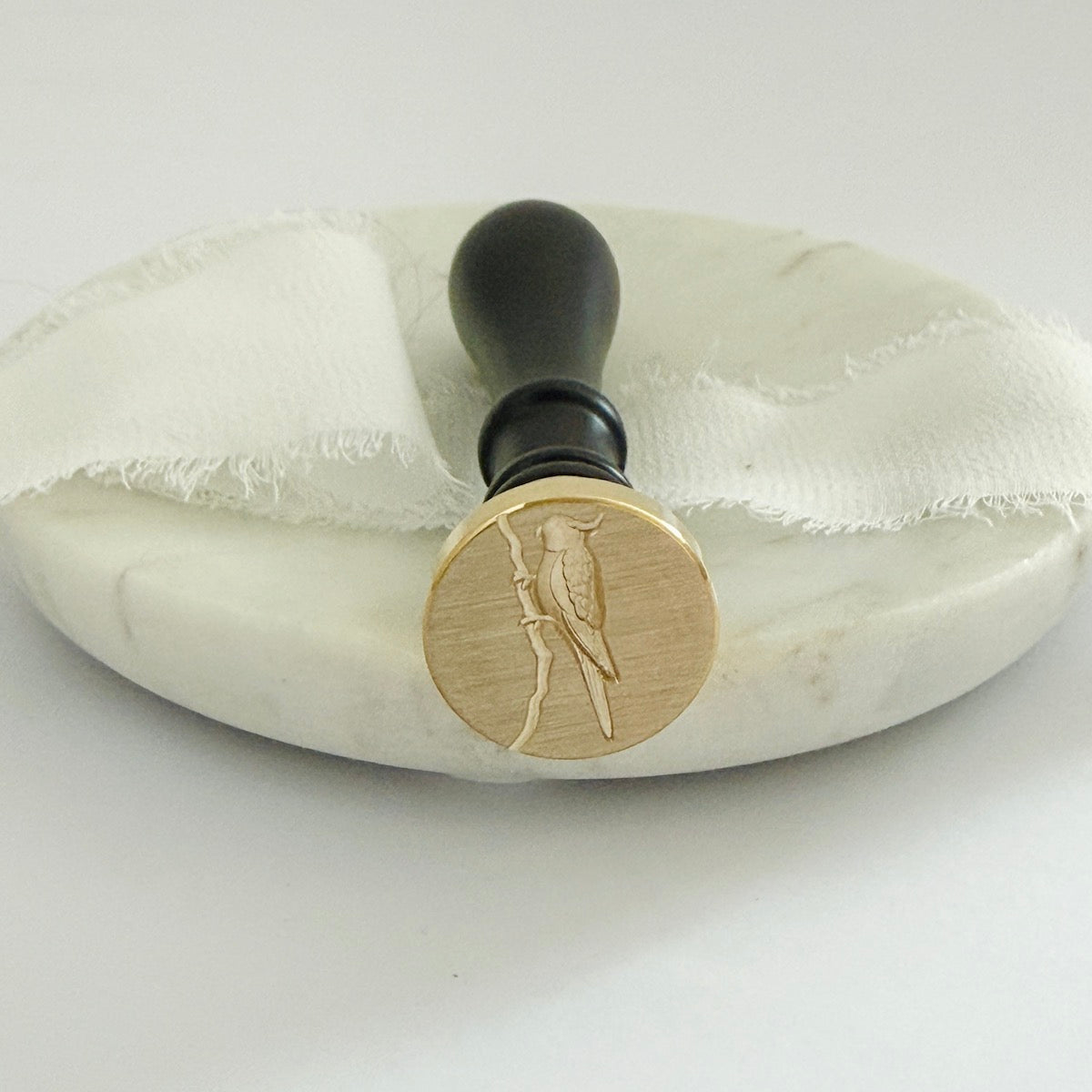 Cockatiel Wax Stamp 3-D
