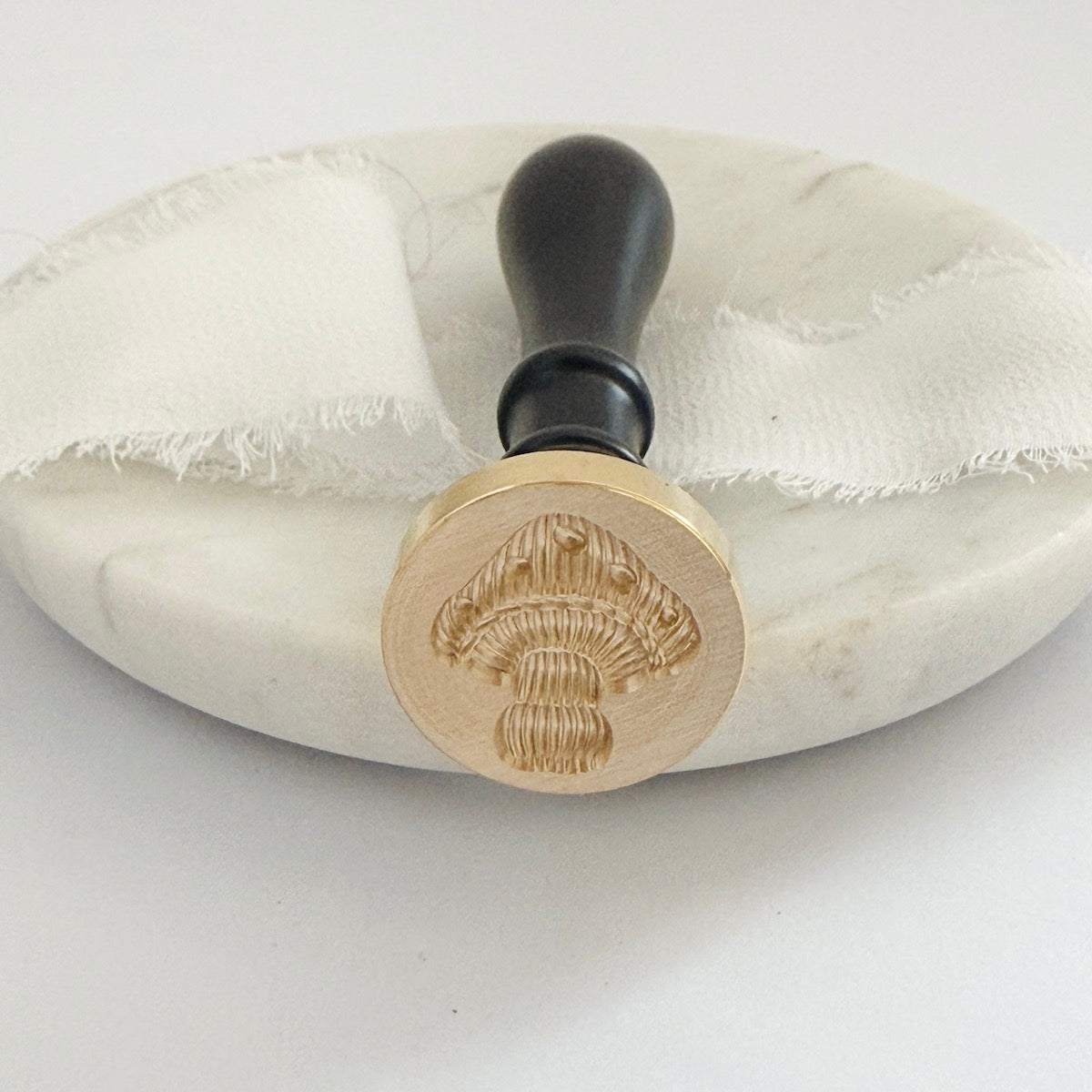 Mushroom Wax Stamp 3-D