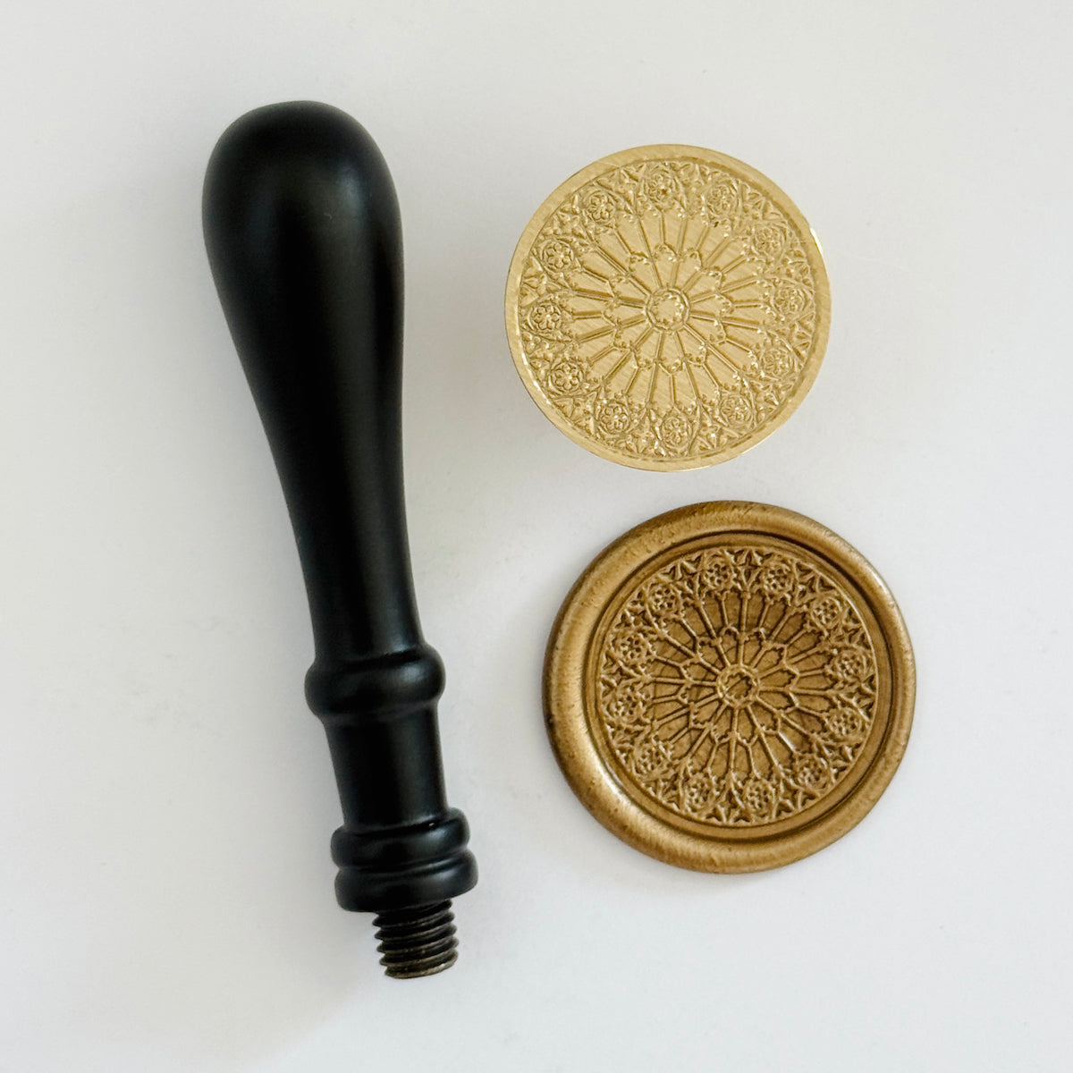 Stained Glass Wax Stamp