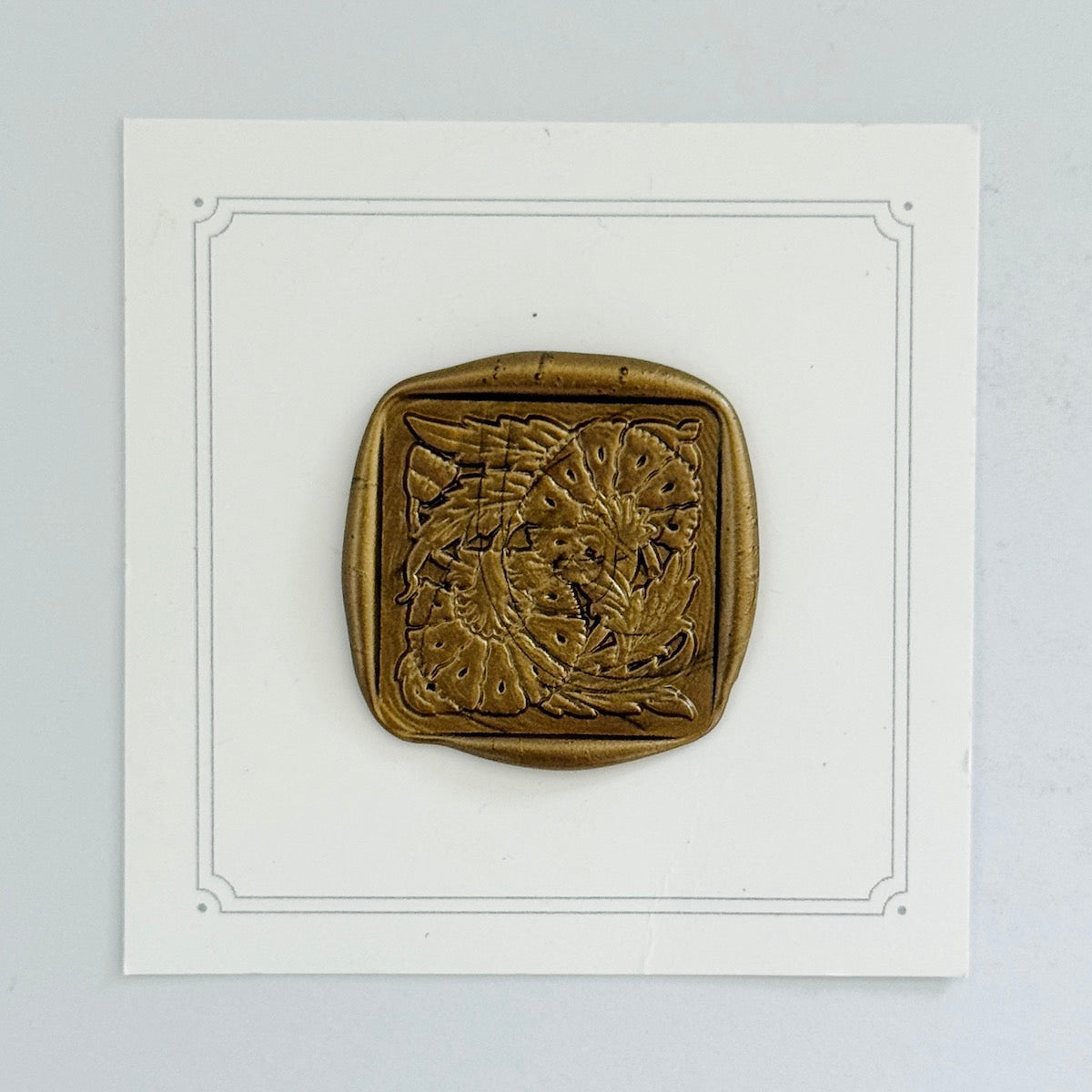 Art Nouveau Wax Stamp