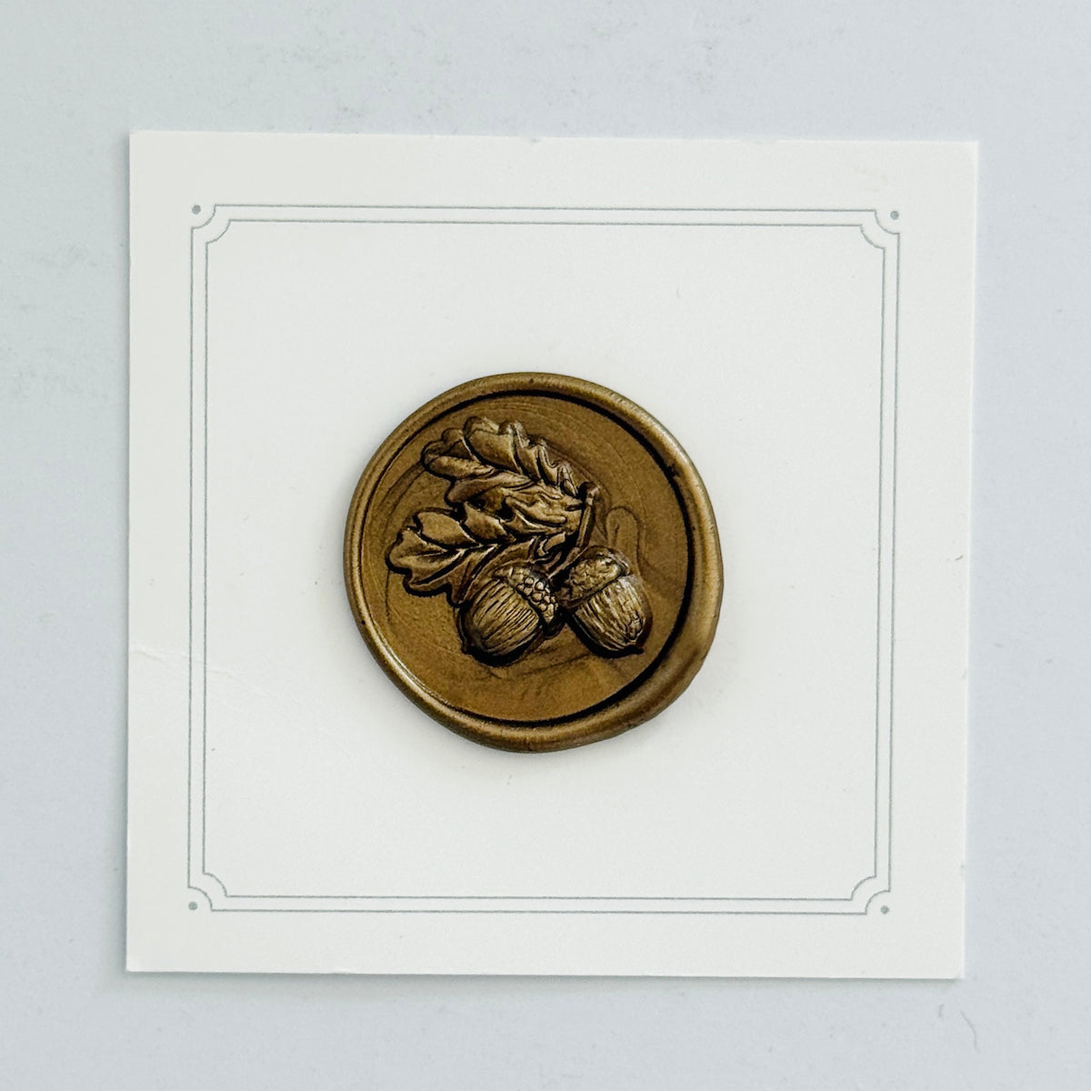 Acorns Wax Stamp 3-D