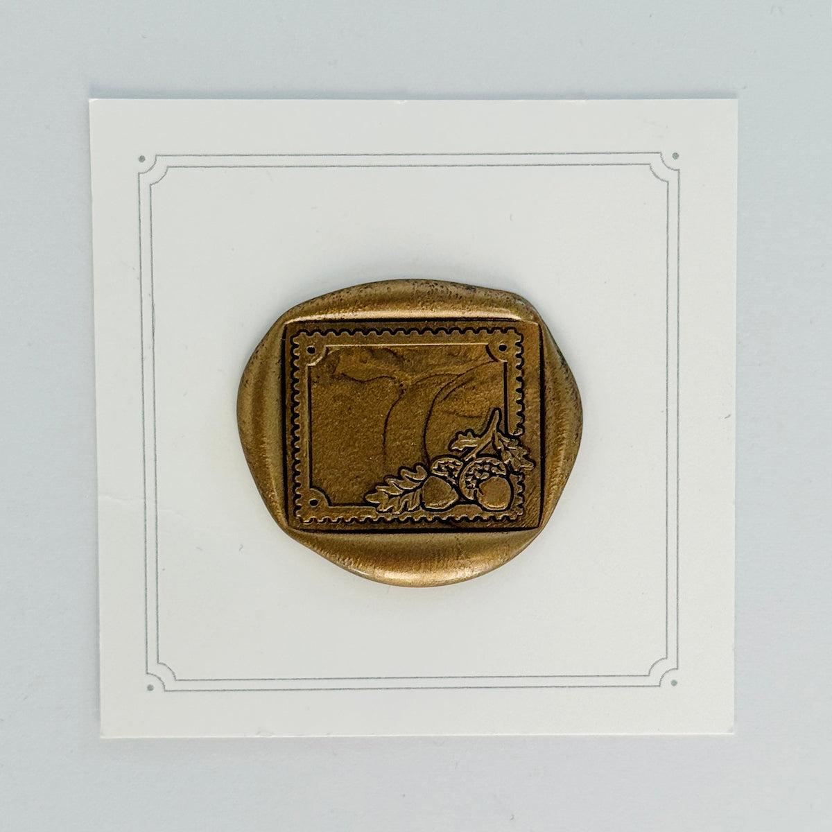 Acorn Postage Wax Stamp