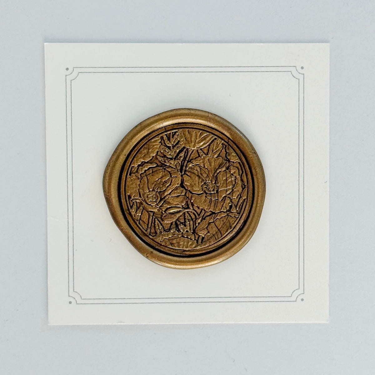 Poppy Fields Wax Stamp