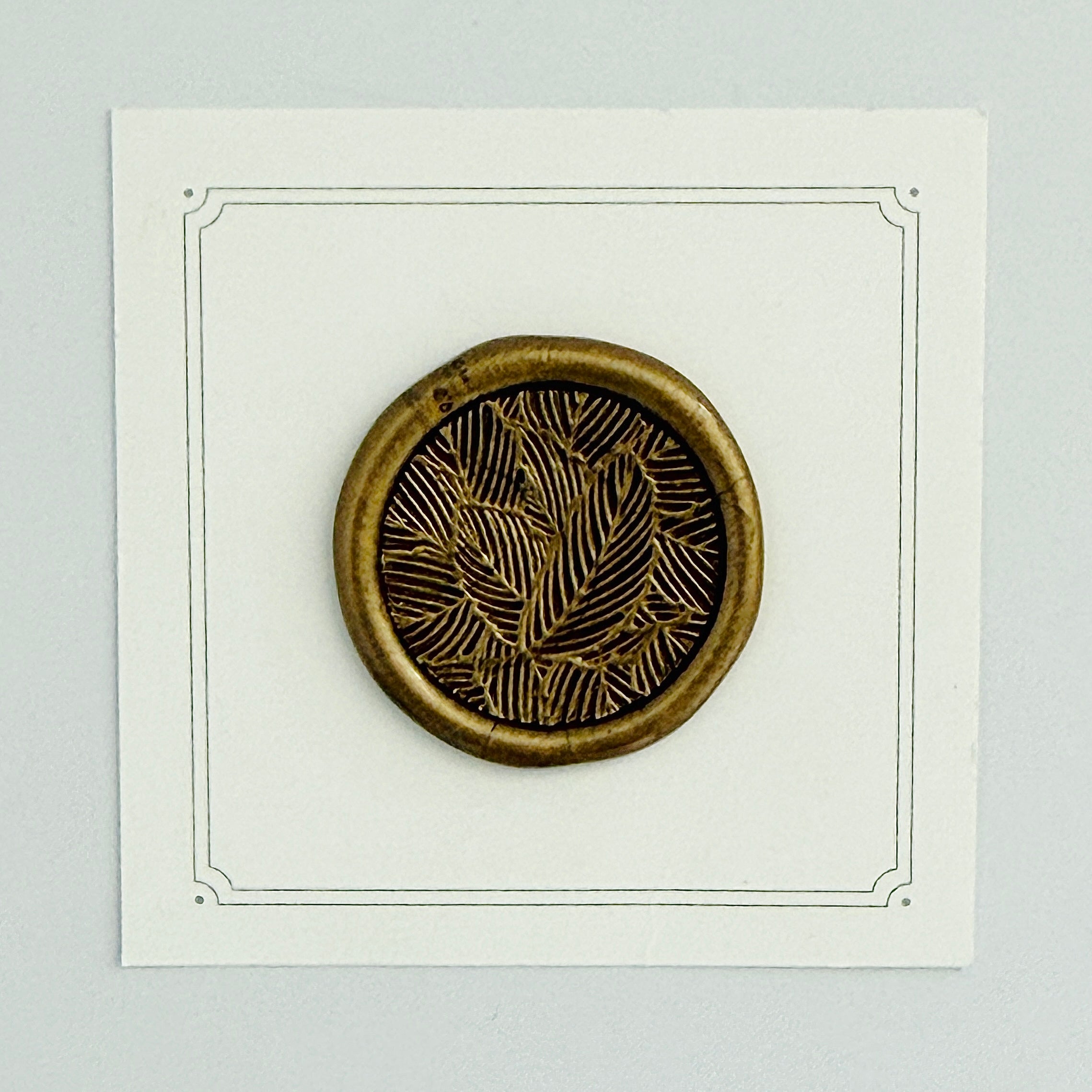 Feathers Wax Stamp