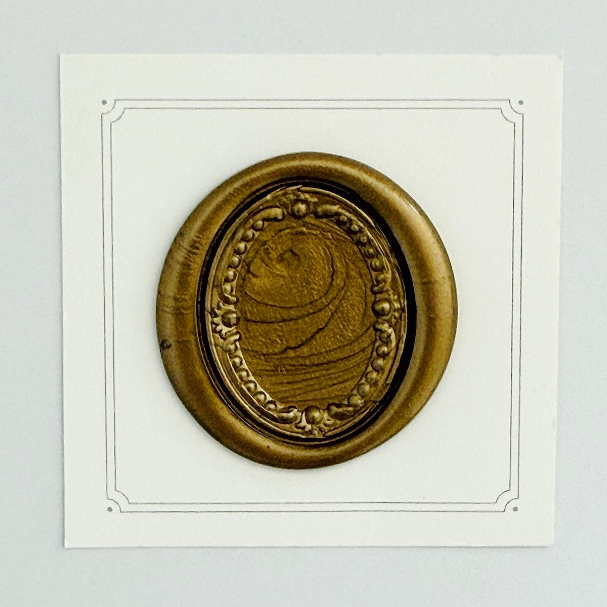 Oval Frame No. 6 Wax Seal Stamp