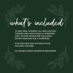 Holiday Wax Seal Advent Calendar Box