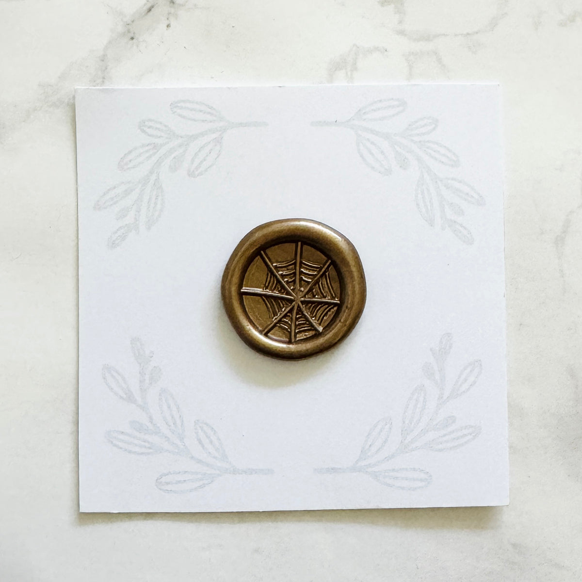 Mini Spiderweb Wax Stamp