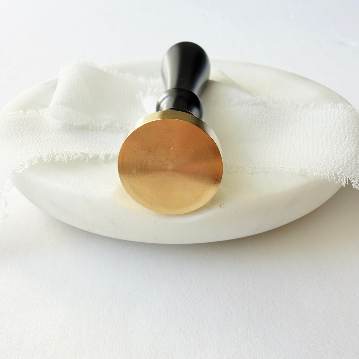 22MM Blank Round Wax Stamp