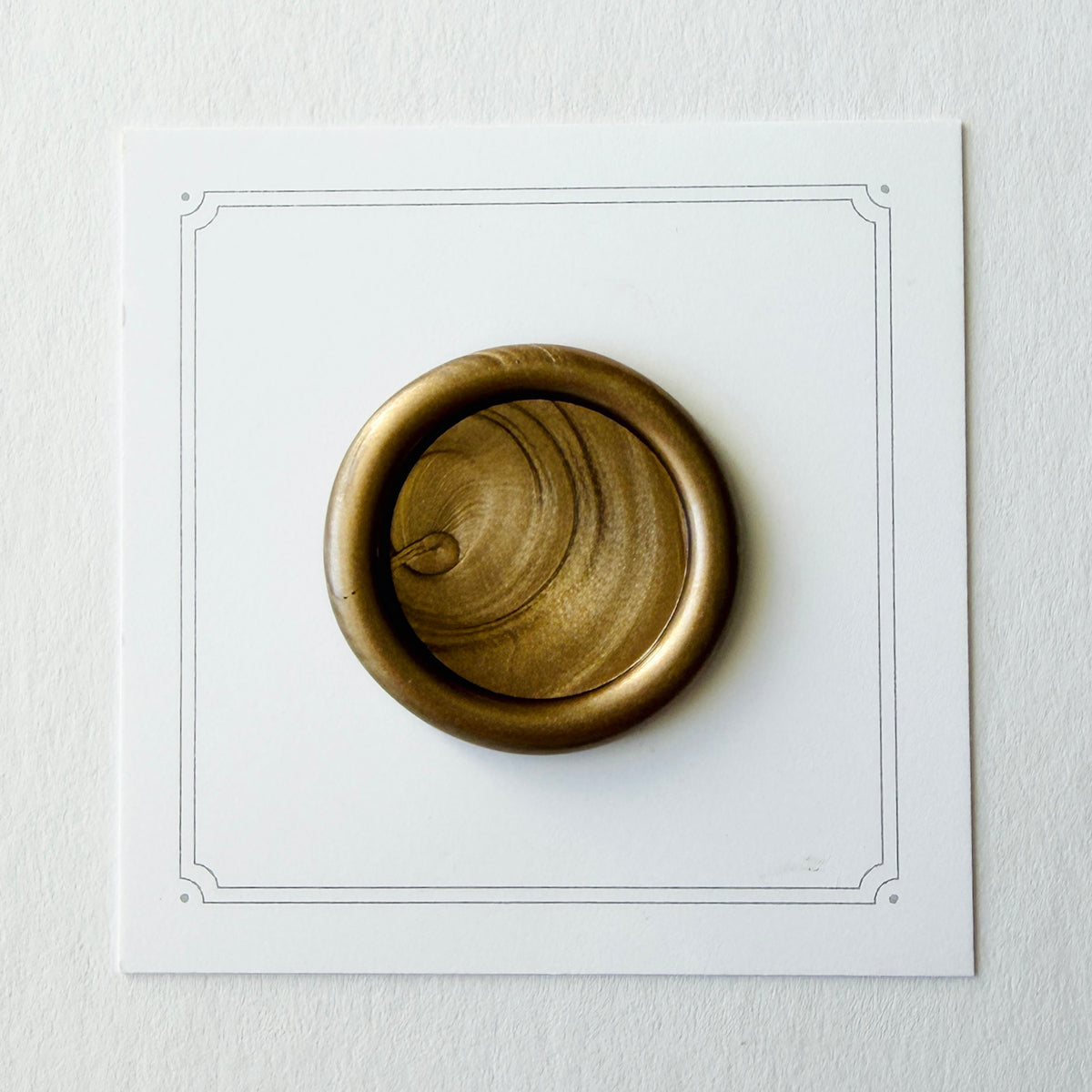 22MM Blank Round Wax Stamp