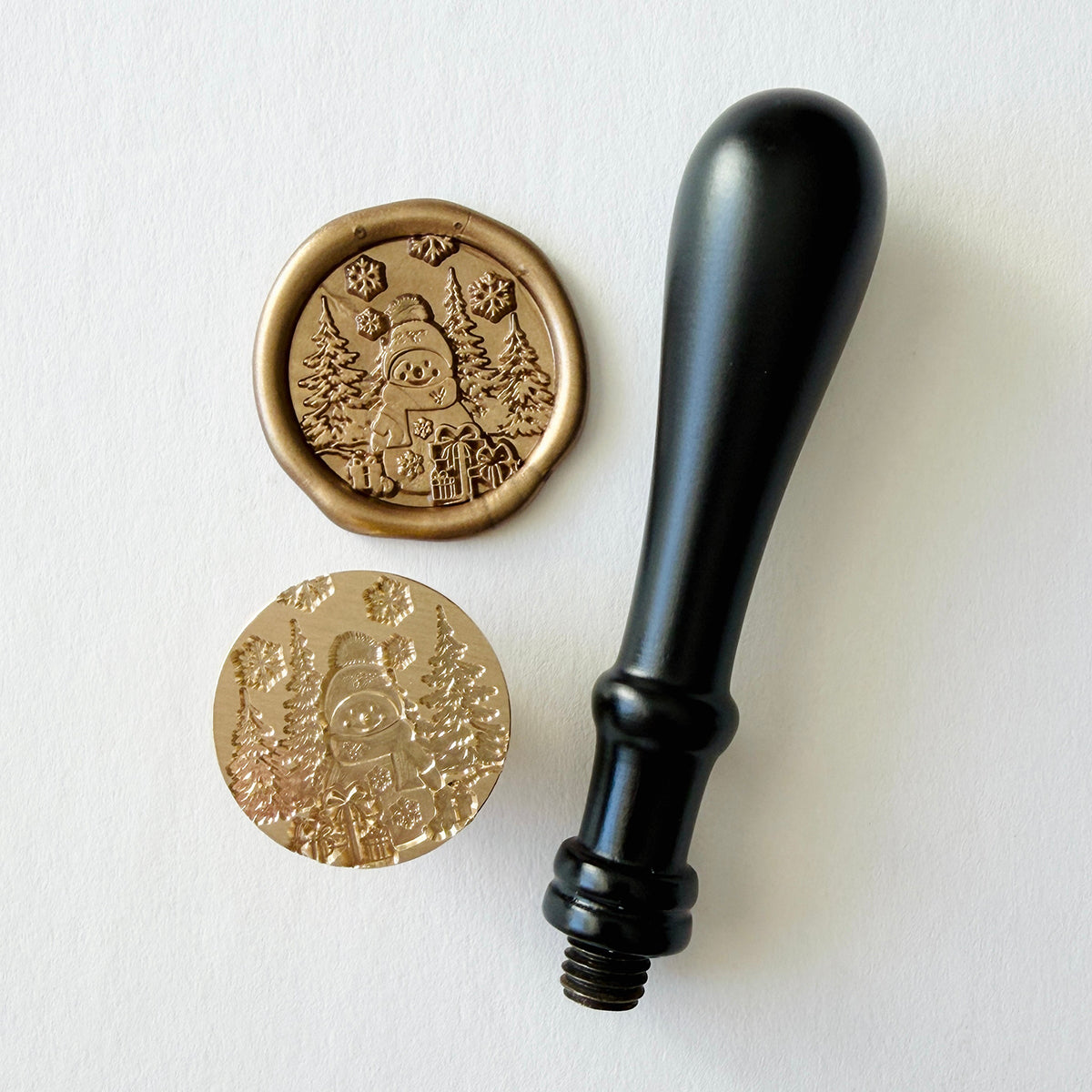 Winter Snowman Wax Seal Stamp