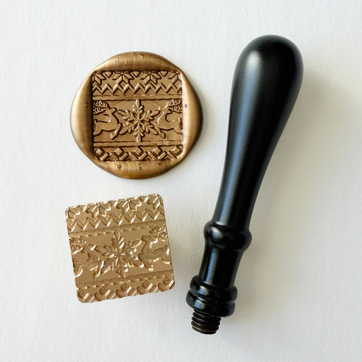 Nordic Christmas Sweater Wax Seal Stamp