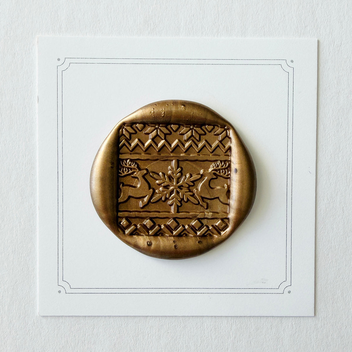 Nordic Christmas Sweater Wax Seal Stamp