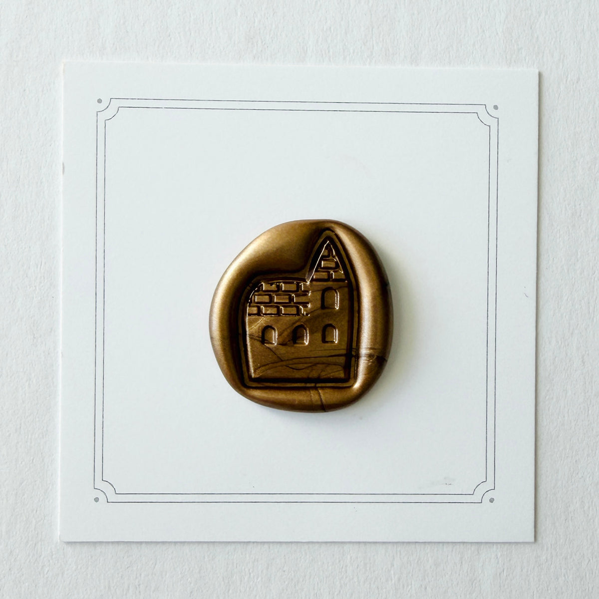 Mini Gingerbread House No. 3 Wax Seal Stamp