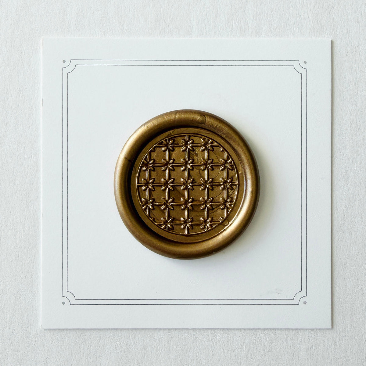 Winter Lattice Wax Seal Stamp
