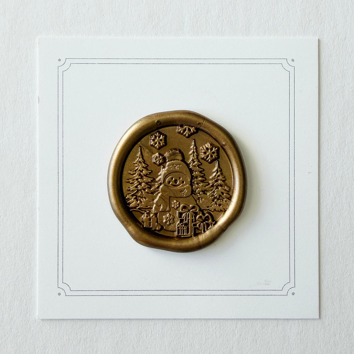 Winter Snowman Wax Seal Stamp